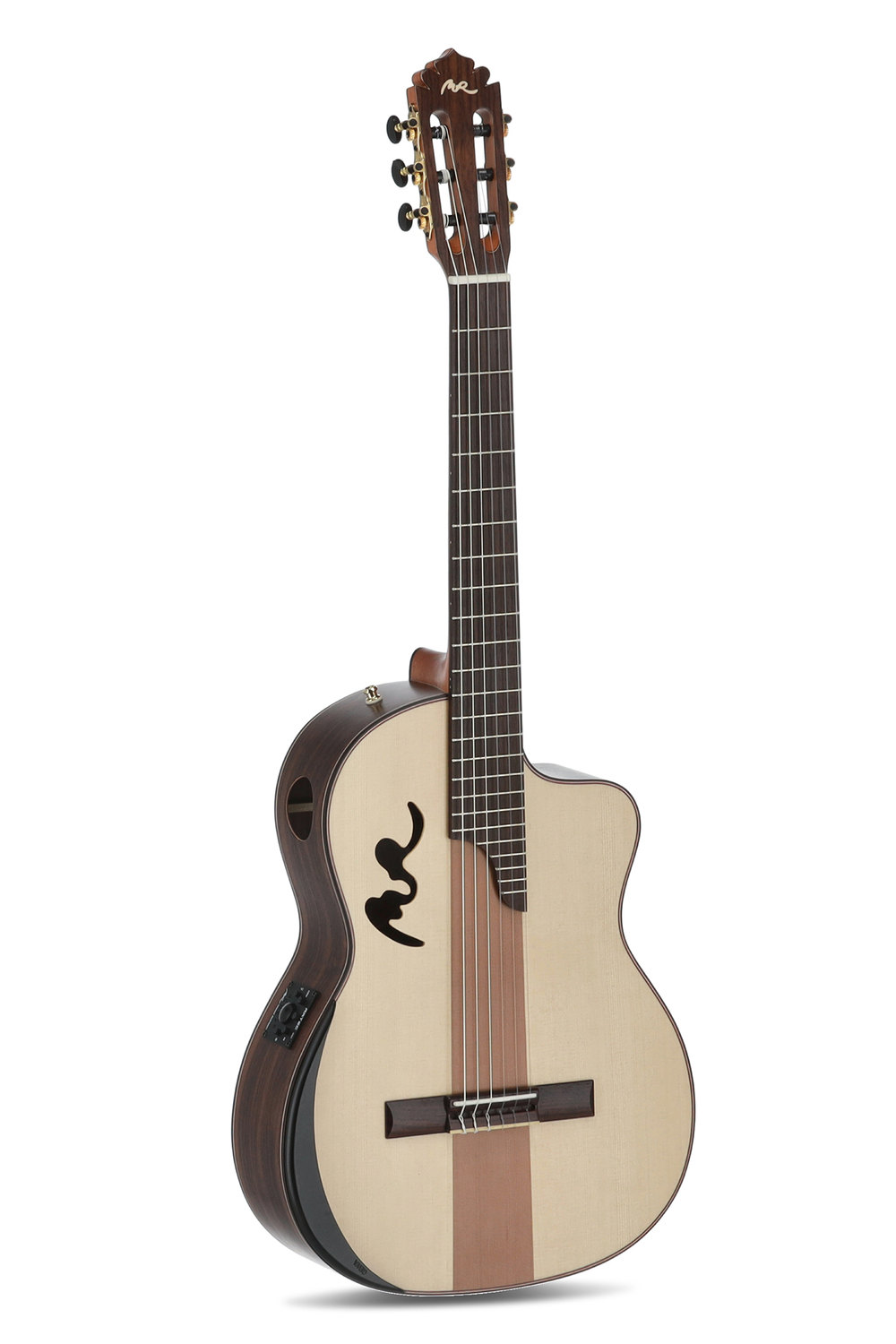 Manuel Rodriguez Café Cortado E-Acoustic Classical Guitar Indian Rosewood Indian Rosewood | satin