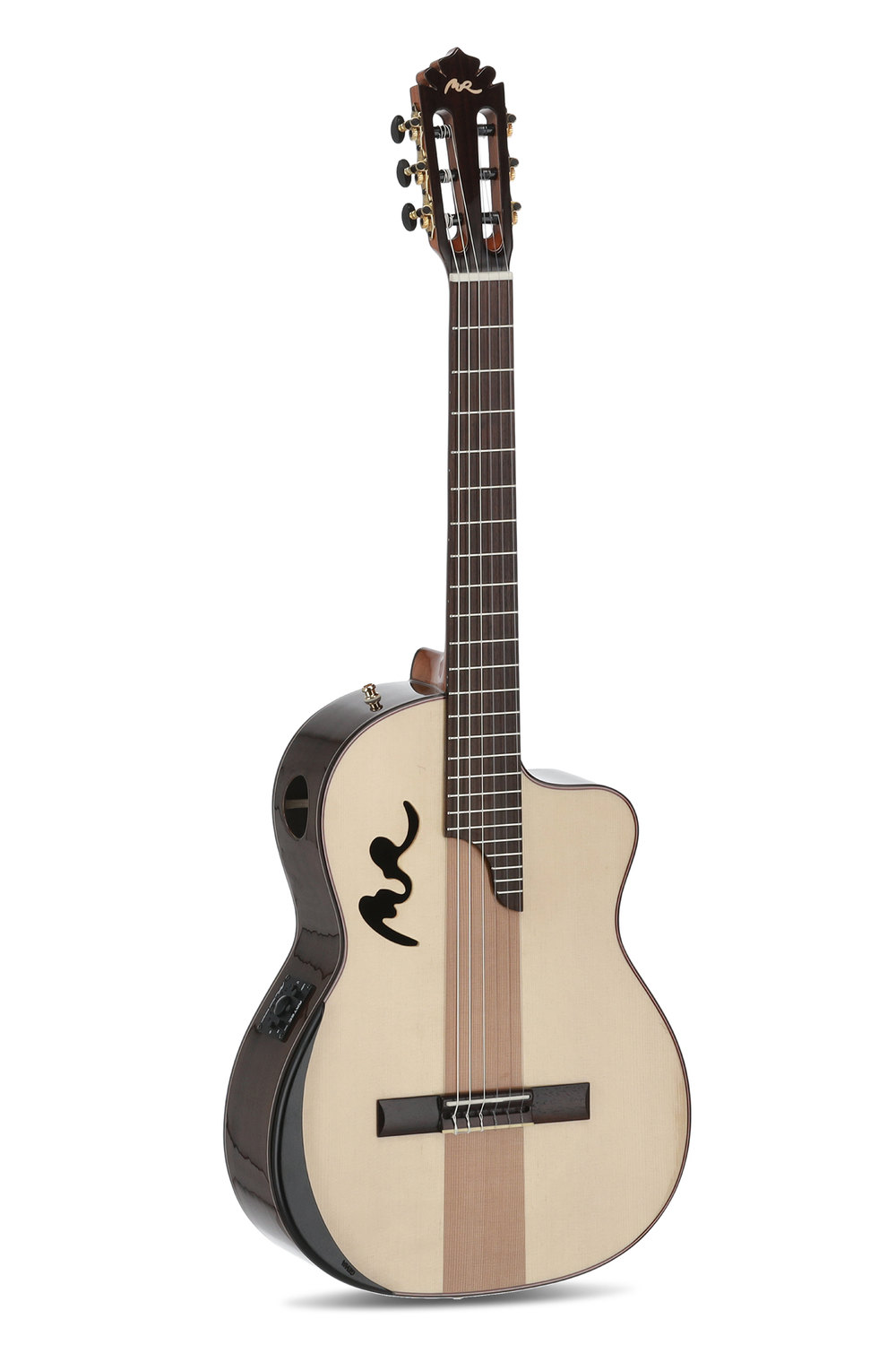 Manuel Rodriguez Café Cortado E-Acoustic Classical Guitar Aged Flamed Eucalyptus Eucalyptus | gloss
