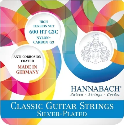 Hannabach 600 HTG3C Carbon Sol tension haute Jeu | 600 HTG3C