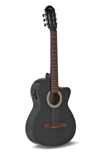 Manuel Rodriguez Negro Brillante Cutaway Electro Acustica | Negro